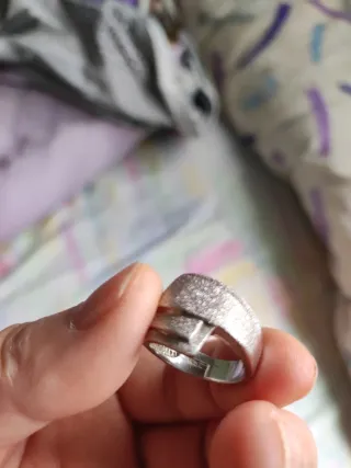 Anillo Plata Ley 925 Ancho