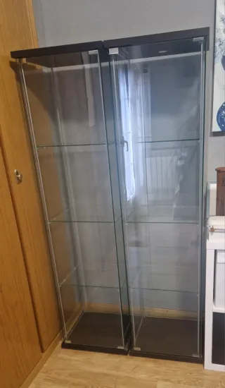 Estanterías de cristal Ikea