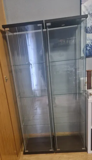 Estanterías de cristal Ikea