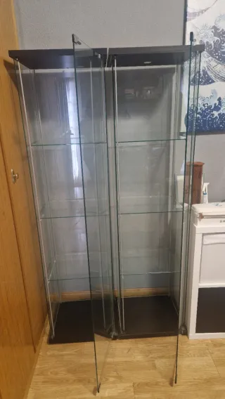 Estanterías de cristal Ikea