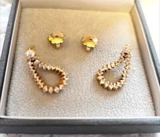 Pendientes Oro 18k con diamantes