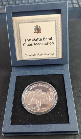 Malta 10 Euro 2023 Plata Banda música