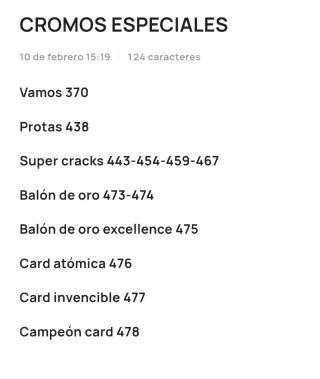 Cromos Adrenalyn XL 2025-2026