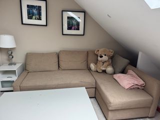 Sofá Cama Chaise Longue Ikea Beige