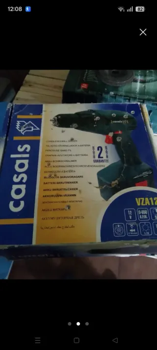 Taladro a batería Casals VZA12