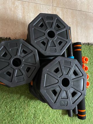 Juego Mancuernas Ajustables Pesas Gimnasio