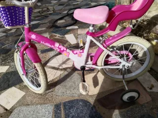 Bicicleta infantil Hello Kitty rosa