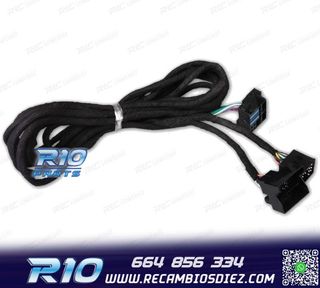 CABLE DE 6 METROS ISO COCHES BMW CON CONEXIÓN EN EL MALETER