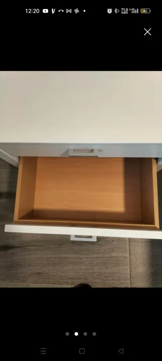 Mesitas de noche blancas de madera