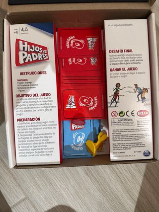 Juego de mesa Hijos vs Padres Bizak