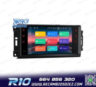 RADIO GPS ANDROID 13 PARA JEEP WRANGLER 07-12, GRAND CHEROKE