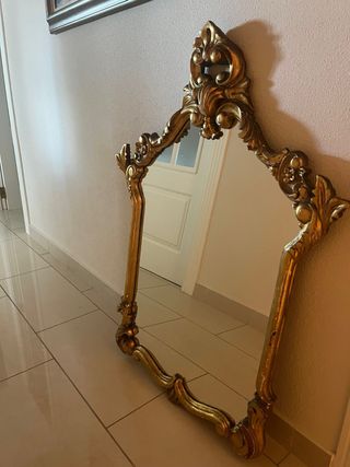 Espejo Antiguo Dorado 110x80cm