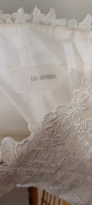 Vestido de Novia Talla 38 Encaje