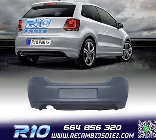 PARAGOLPES TRASERO VOLKSWAGEN VW POLO 6R 09-17 LOOK R