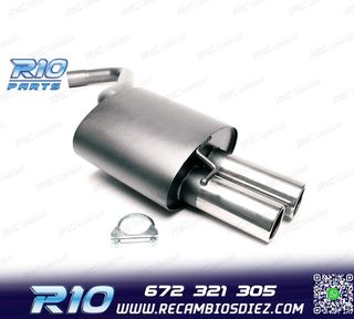 SILENCIOSO ESCAPE BMW SERIE 3 E90 E91 2005- x2 BIS