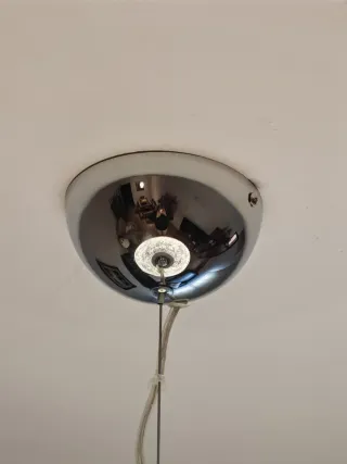 Lámpara colgante esférica cristal