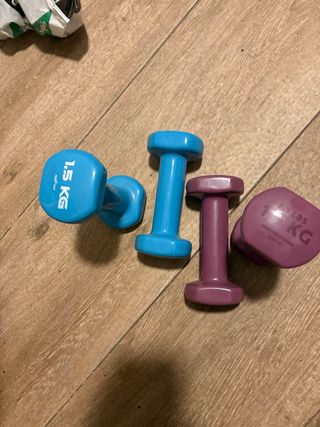 Pesas 1.5 kg (Juego de 2) 10€ cada pareja