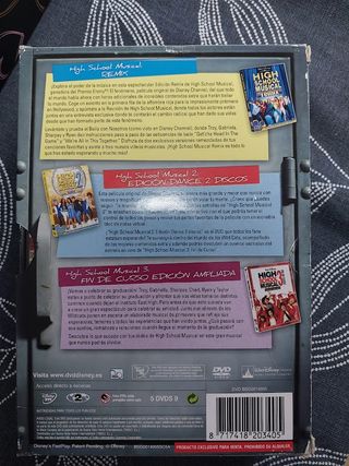 Pack 3 Películas High School Musical DVD