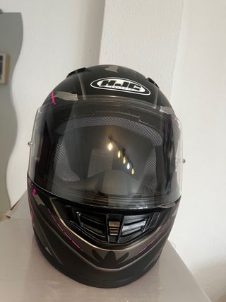 Casco HJC CS-15 Talla M Camuflaje Rosa