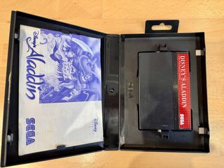 Aladdin Sega Master System Caja y Manual