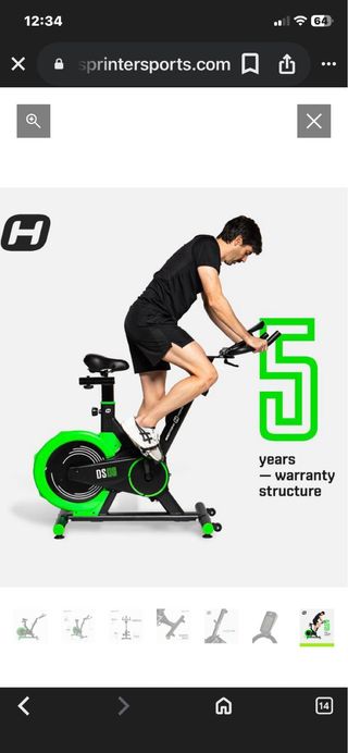 Bicicleta Spinning Negra DS06