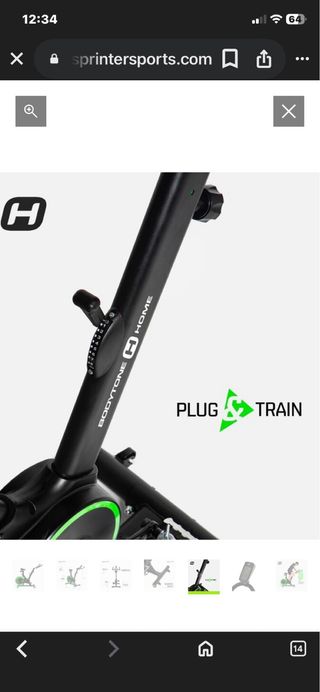 Bicicleta Spinning Negra DS06