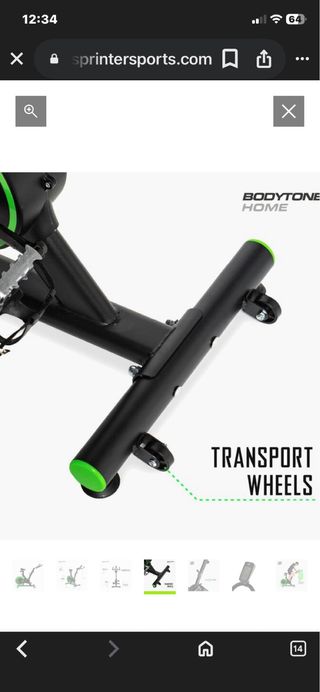 Bicicleta Spinning Negra DS06