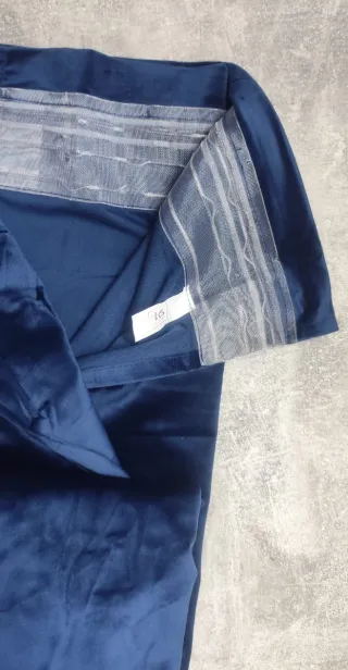 Cortina Eurofirany Terciopelo Azul