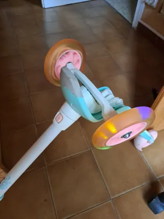 Patinete infantil 3 ruedas azul y rosa