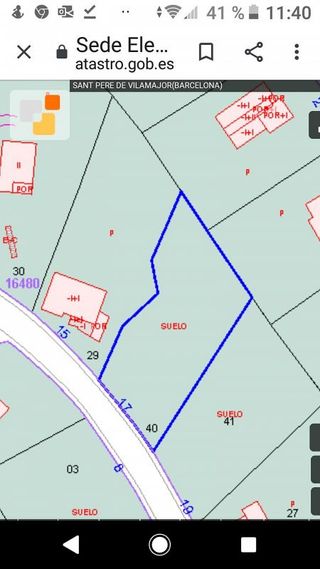 Solar en venta en Sant Pere de Vilamajor