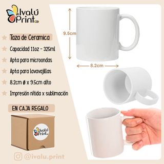 Taza Aitana Personalizada, Cuarto Azul - Ivalú