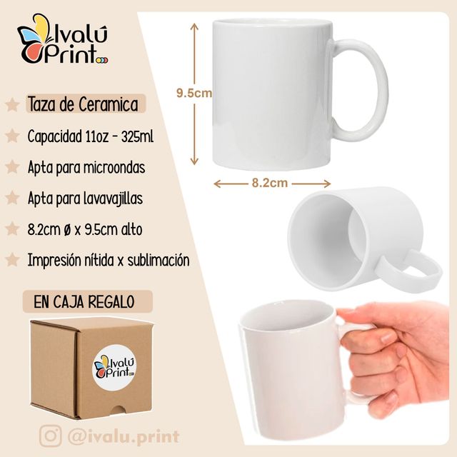 Taza Aitana Personalizada, Cuarto Azul - Ivalú