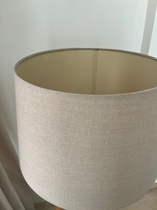 Lampada da terra in legno chiaro 150cm quasi nuova