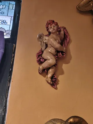 Lote 7 ángeles decorativos