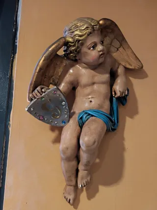 Lote 7 ángeles decorativos