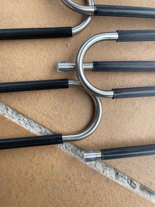 Perchas Antideslizantes Metal y Goma (Pack)