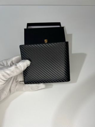 Portafoglio Porsche fantasia fibra di carbonio