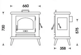 Estufa leña Juan Panadero