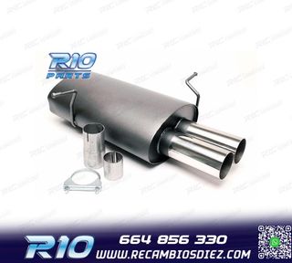 SILENCIOSO ESCAPE BMW SERIE 3 E46 1998-2001 x2