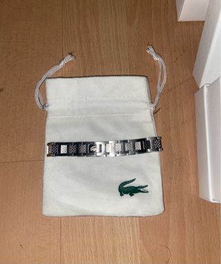 Pulsera Lacoste Hombre Plata