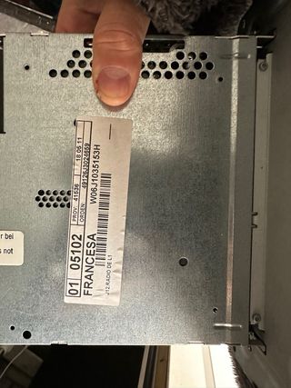 Radio Seat Ibiza 6J 2012