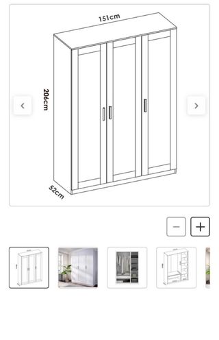 Armario puertas blanco Leroy Merlin NUEVO