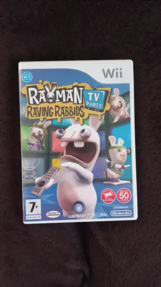 Juego Wii Rayman Raving Rabbids TV Party