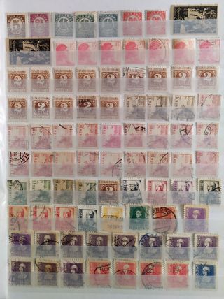 Clasificador + 1.100 sellos España I centenario