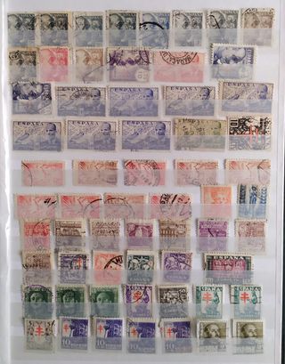 Clasificador + 1.100 sellos España I centenario