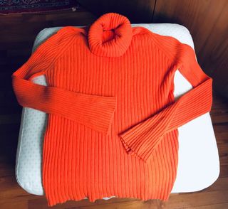 Maglia Valentino Rama collo alto arancione