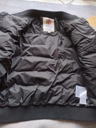 Piumino Bomber Franklin & Marshall Varsity Nero Bi