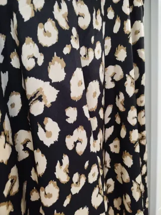 Pantalón Palazzo Satinado Estampado T-M