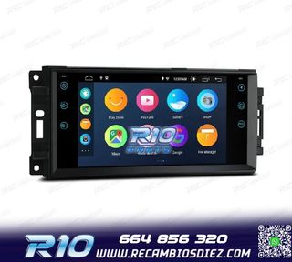 RADIO GPS ANDROID 12 PARA DODGE JEEP CHRYSLER 07-11
