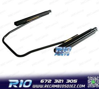 KIT ASIENTO BAQUET UNIVERSAL CUERO NEGRO ESTILO SPORTSTER